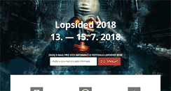 Desktop Screenshot of lopsided.cz